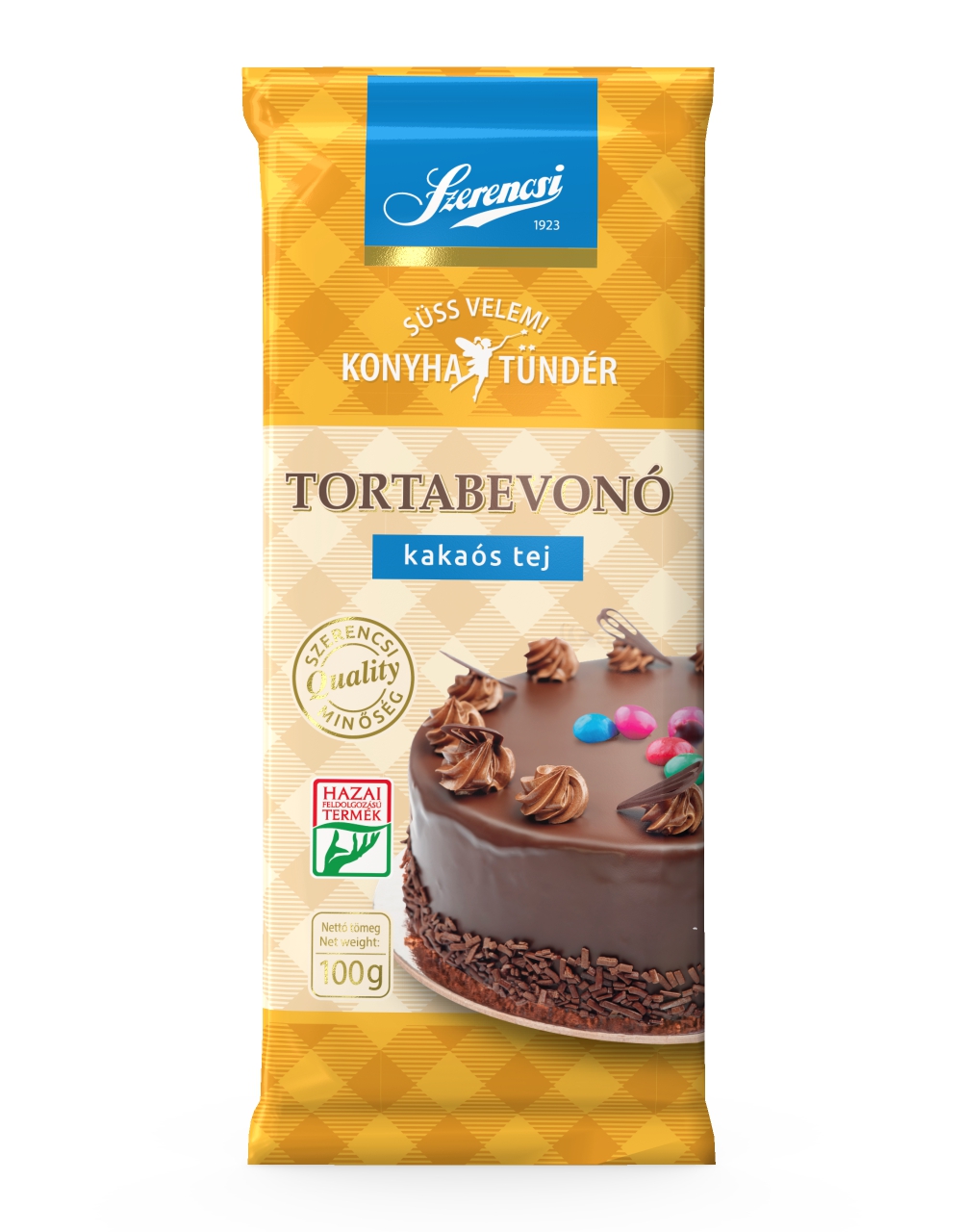Konyhatündér Kakaós tej tortabevonó 100g